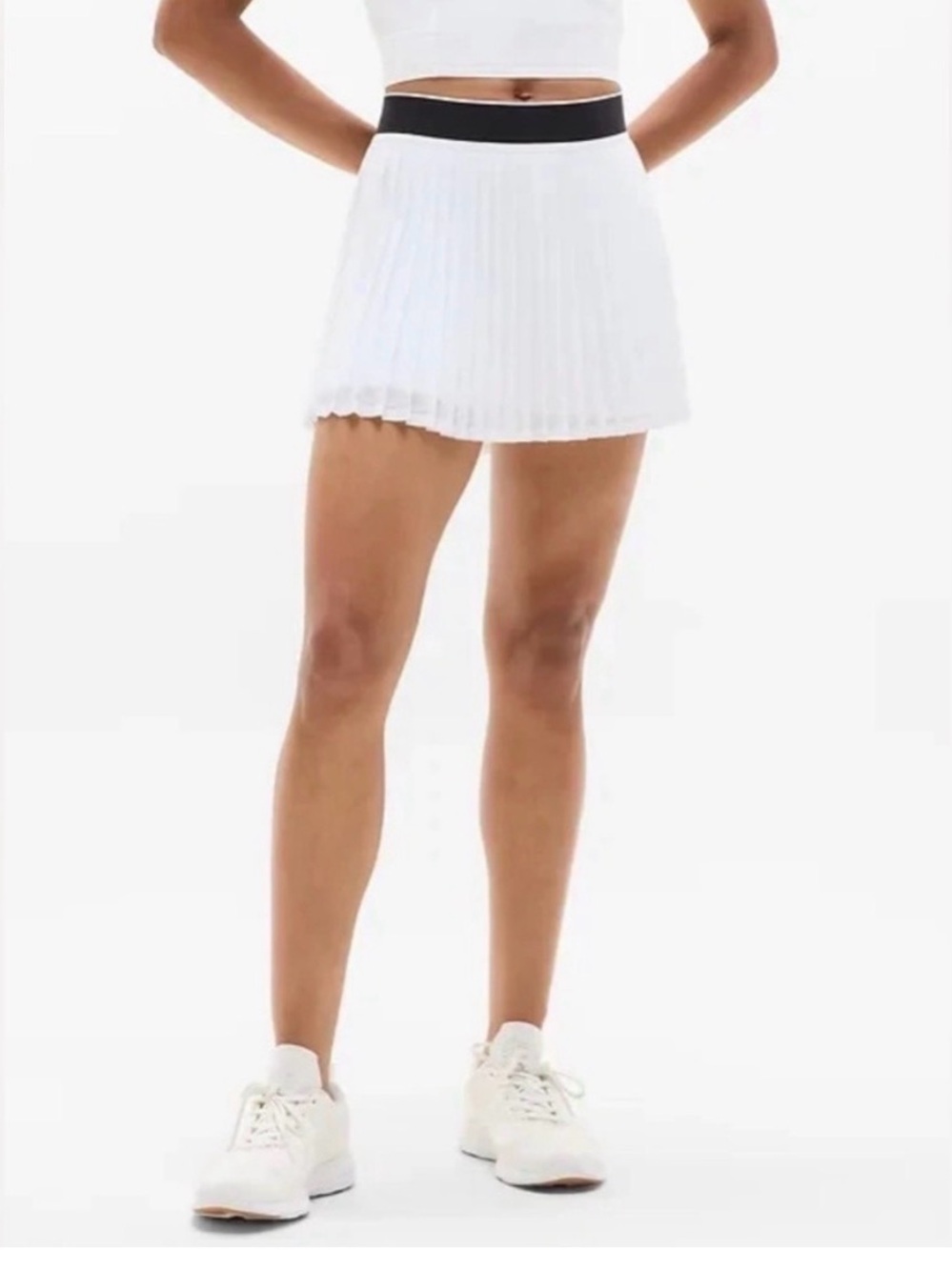 Athleta White Pinnacle Skort with Built-In Shorts